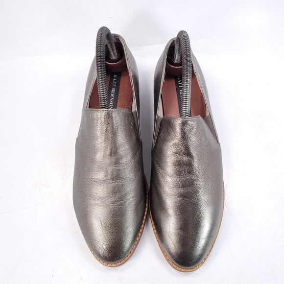 Matt Bernson Casual Slip On Loafer Flat Womens Size 7.5 Silver Brown - Picture 2 of 9